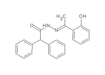 N'-[1-(2-hydroxyphenyl)ethylidene]-2,2-diphenylacetohydrazide