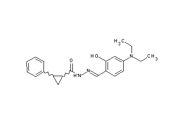N'-[4-(diethylamino)-2-hydroxybenzylidene]-2-phenylcyclopropanecarbohydrazide