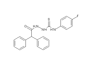 2-(diphenylacetyl)-N-(4-fluorophenyl)hydrazinecarbothioamide