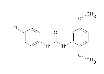 N-(4-chlorophenyl)-N'-(2,5-dimethoxyphenyl)urea