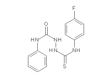 2-{[(4-fluorophenyl)amino]carbonothioyl}-N-phenylhydrazinecarboxamide