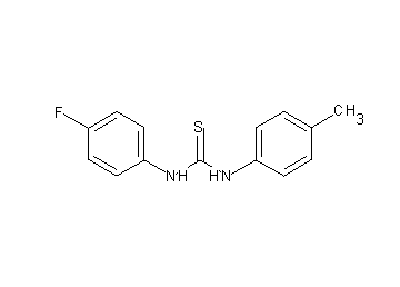 N-(4-fluorophenyl)-N'-(4-methylphenyl)thiourea