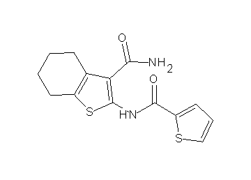 2-[(2-thienylcarbonyl)amino]-4,5,6,7-tetrahydro-1-benzothiophene-3-carboxamide