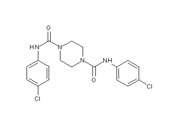N,N'-bis(4-chlorophenyl)-1,4-piperazinedicarboxamide
