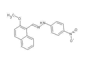 1-[(2-methoxy-1-naphthyl)methylene]-2-(4-nitrophenyl)hydrazine