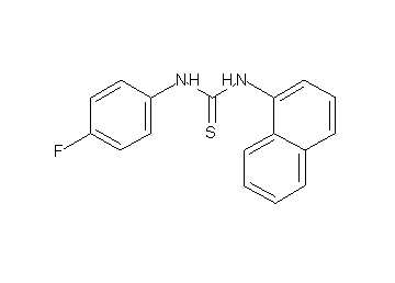 N-(4-fluorophenyl)-N'-1-naphthylthiourea