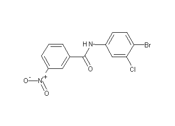 N-(4-bromo-3-chlorophenyl)-3-nitrobenzamide