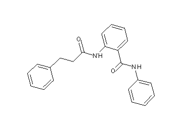 N-phenyl-2-[(3-phenylpropanoyl)amino]benzamide