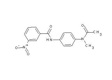 N-{4-[acetyl(methyl)amino]phenyl}-3-nitrobenzamide