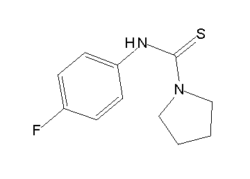 N-(4-fluorophenyl)-1-pyrrolidinecarbothioamide