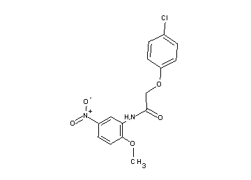 2-(4-chlorophenoxy)-N-(2-methoxy-5-nitrophenyl)acetamide