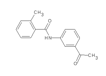 N-(3-acetylphenyl)-2-methylbenzamide