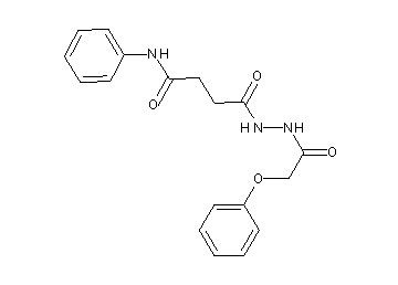 4-oxo-4-[2-(phenoxyacetyl)hydrazino]-N-phenylbutanamide