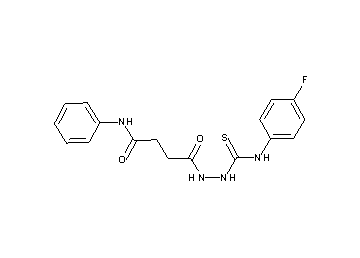 4-(2-{[(4-fluorophenyl)amino]carbonothioyl}hydrazino)-4-oxo-N-phenylbutanamide