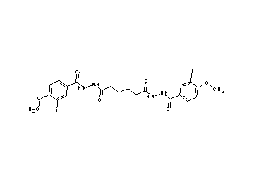 N'1,N'6-bis(3-iodo-4-methoxybenzoyl)hexanedihydrazide