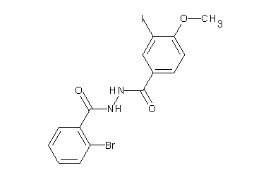 N'-(2-bromobenzoyl)-3-iodo-4-methoxybenzohydrazide