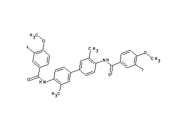 N,N'-(3,3'-dimethyl-4,4'-biphenyldiyl)bis(3-iodo-4-methoxybenzamide)