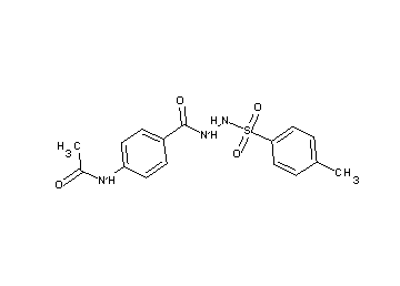 N-[4-({2-[(4-methylphenyl)sulfonyl]hydrazino}carbonyl)phenyl]acetamide