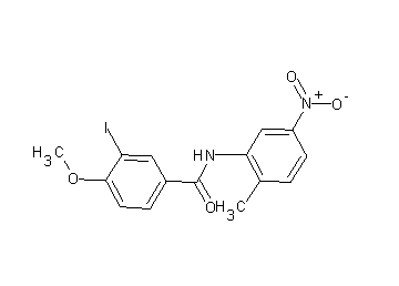 3-iodo-4-methoxy-N-(2-methyl-5-nitrophenyl)benzamide - Click Image to Close