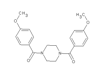 1,4-bis(4-methoxybenzoyl)piperazine