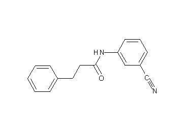 N-(3-cyanophenyl)-3-phenylpropanamide