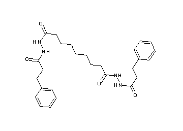 N'1,N'9-bis(3-phenylpropanoyl)nonanedihydrazide