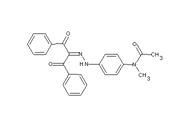 N-{4-[2-(1-benzoyl-2-oxo-2-phenylethylidene)hydrazino]phenyl}-N-methylacetamide