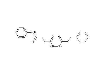 4-oxo-N-phenyl-4-[2-(3-phenylpropanoyl)hydrazino]butanamide