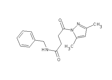 N-benzyl-4-(3,5-dimethyl-1H-pyrazol-1-yl)-4-oxobutanamide