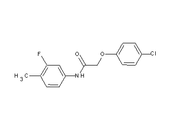 2-(4-chlorophenoxy)-N-(3-fluoro-4-methylphenyl)acetamide