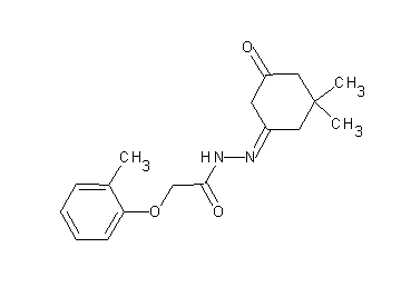 N'-(3,3-dimethyl-5-oxocyclohexylidene)-2-(2-methylphenoxy)acetohydrazide