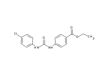 ethyl 4-({[(4-chlorophenyl)amino]carbonyl}amino)benzoate