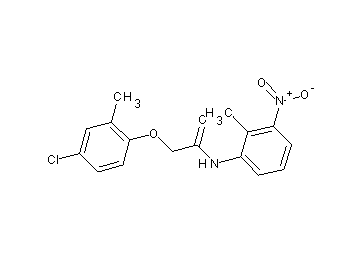 2-(4-chloro-2-methylphenoxy)-N-(2-methyl-3-nitrophenyl)acetamide