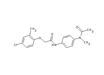 N-{4-[acetyl(methyl)amino]phenyl}-2-(4-chloro-2-methylphenoxy)acetamide