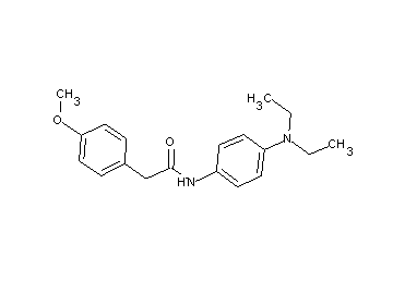 N-[4-(diethylamino)phenyl]-2-(4-methoxyphenyl)acetamide
