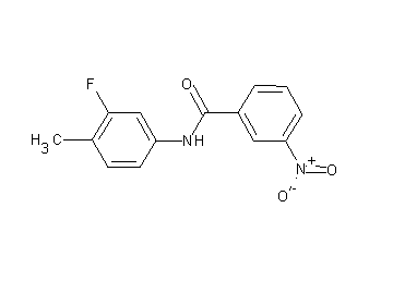 N-(3-fluoro-4-methylphenyl)-3-nitrobenzamide