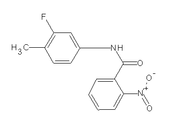 N-(3-fluoro-4-methylphenyl)-2-nitrobenzamide