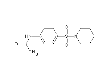 N-[4-(1-piperidinylsulfonyl)phenyl]acetamide