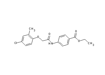 ethyl 4-{[(4-chloro-2-methylphenoxy)acetyl]amino}benzoate