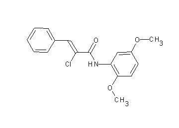 2-chloro-N-(2,5-dimethoxyphenyl)-3-phenylacrylamide