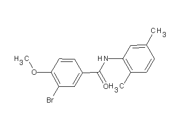 3-bromo-N-(2,5-dimethylphenyl)-4-methoxybenzamide