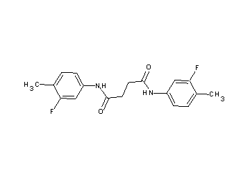 N,N'-bis(3-fluoro-4-methylphenyl)succinamide