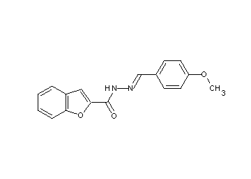 N'-(4-methoxybenzylidene)-1-benzofuran-2-carbohydrazide