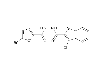 5-bromo-N'-[(3-chloro-1-benzothien-2-yl)carbonyl]-2-furohydrazide