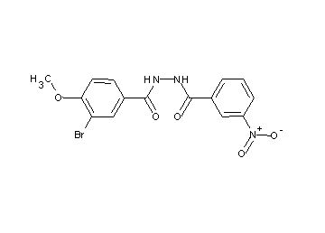 3-bromo-4-methoxy-N'-(3-nitrobenzoyl)benzohydrazide - Click Image to Close