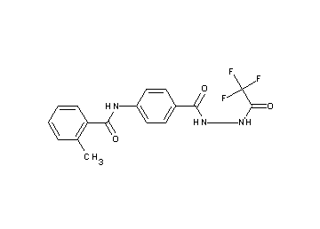 2-methyl-N-(4-{[2-(trifluoroacetyl)hydrazino]carbonyl}phenyl)benzamide