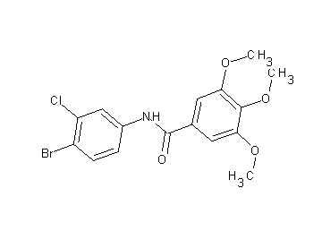 N-(4-bromo-3-chlorophenyl)-3,4,5-trimethoxybenzamide