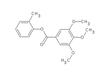 2-methylphenyl 3,4,5-trimethoxybenzoate - Click Image to Close