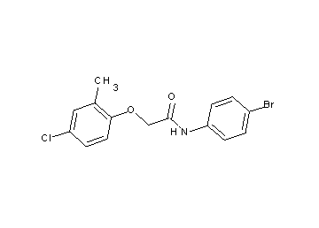 N-(4-bromophenyl)-2-(4-chloro-2-methylphenoxy)acetamide