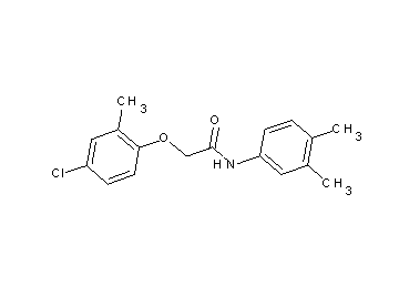 2-(4-chloro-2-methylphenoxy)-N-(3,4-dimethylphenyl)acetamide